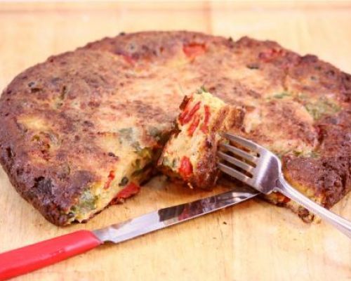 Roasted Peppers Frittata